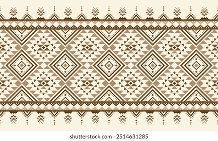 Ancient echoes Aztec geometric seamless patterns southwest Navajo Native American tribal ethnic colorful for textile printing