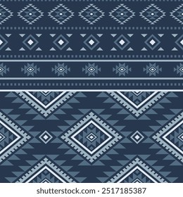 Antiguos ecos aztecas geométricos patrones sin fisuras al suroeste Navajo Nativo americano tribal étnico colorido para la impresión textil