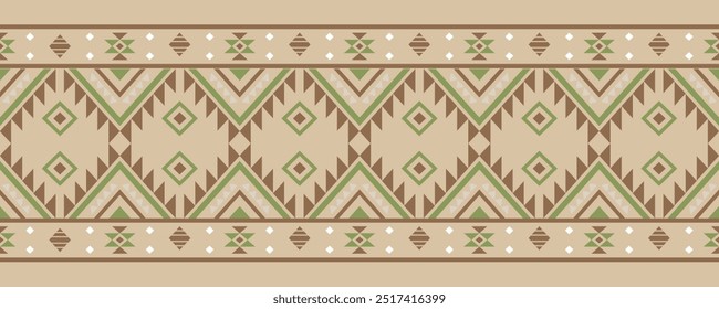 Ecos antigos padrões geométricos astecas sem emenda sudoeste Navajo nativo americano tribal étnico colorido para impressão têxtil