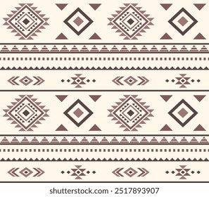 Antiguos ecos aztecas geométricos patrones sin fisuras al suroeste Navajo Nativo americano tribal étnico colorido para la impresión textil