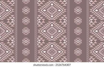 Ancient echoes Aztec geometric seamless patterns southwest Navajo Native American tribal ethnic colorful for textile printing