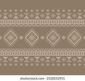 Ancient echoes Aztec geometric seamless patterns southwest Navajo Native American tribal ethnic colorful for textile printing