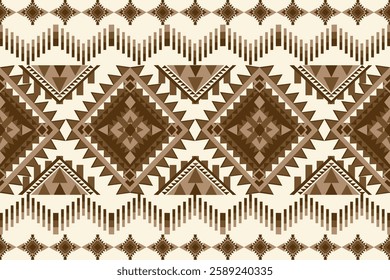 Ancient echoes Aztec geometric seamless patterns southwest Navajo Native American tribal ethnic black and white for textile printing