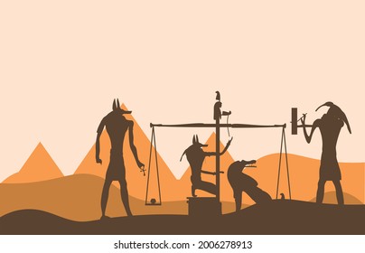 ancient egypt background with pyramids background.