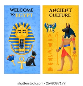 Ancient Egypt banners Vertical Collection