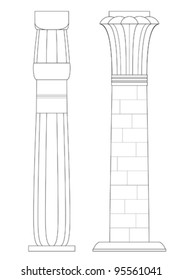 ancient egypt columns