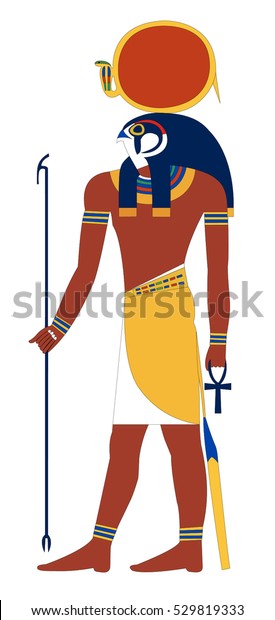 Ancient Egypt God Ra Stock Vector (Royalty Free) 529819333