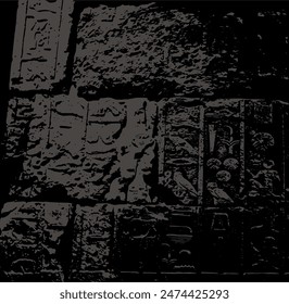 Fondo del grunge del antiguo Egipto. Textura gris gruñona de Egipto. Fondo de superficie de la pirámide de Egipto.