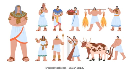 Ancient Egypt Isolated Persons Collection