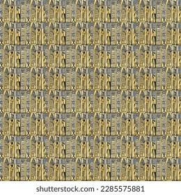 Ancient Egypt Seamless Pattern Vectors for fashion, wall art and craft