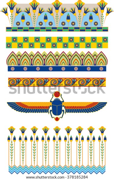 Ancient Egypt Vector\
Ornaments and Borders