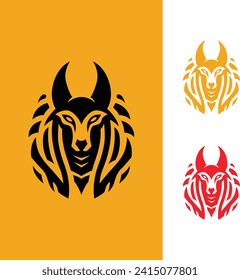 Ancient Egyptian God Anubis Logo Design