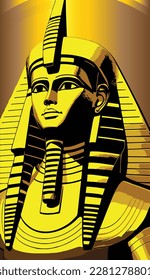 ancient egyptian god vector illustration