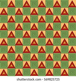 Ancient Egyptian ornament Tribal seamless pattern. Can be used for cloth, jackets, invitation, flyers, bags, notebooks, cards, envelopes, pads, blankets, furniture, packing,