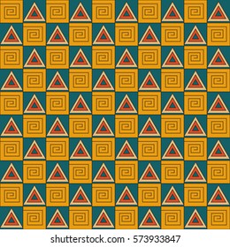Ancient Egyptian ornament Tribal seamless pattern. Can be used for cloth, jackets, invitation, flyers, bags, notebooks, cards, envelopes, pads, blankets, furniture, packing,