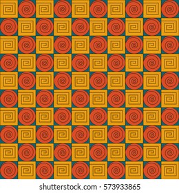 Ancient Egyptian ornament Tribal seamless pattern. Can be used for cloth, jackets, invitation, flyers, bags, notebooks, cards, envelopes, pads, blankets, furniture, packing,