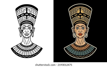 Ancient egyptian queen nefertiti