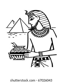 Ancient Egyptian - Retro Clipart Illustration