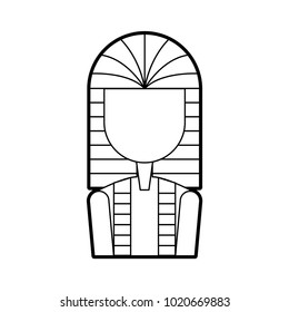 Ancient egyptian tomb icon