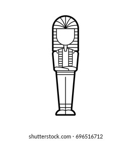 Ancient egyptian tomb icon