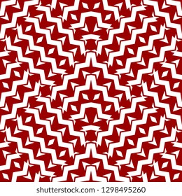 Ancient geometric abstract pattern with chinese cultural shape red and white colors vector illustration for fashion textile print and wrapping or wallpaper background.