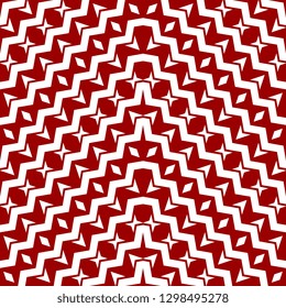 Ancient geometric abstract pattern with chinese cultural shape red and white colors vector illustration for fashion textile print and wrapping or wallpaper background.