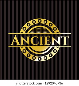 Ancient gold badge
