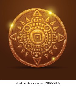 Ancient Gold Coin 05, Vector