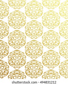 ancient golden celtic seamless pattern, vector