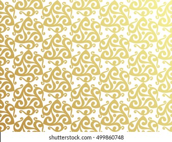 ancient golden celtic seamless pattern, vector