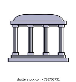 ancient greek building icon image