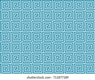 Ancient Greek Decorative Seamless Pattern Meander - Abstract Vector  Repeated Motif 