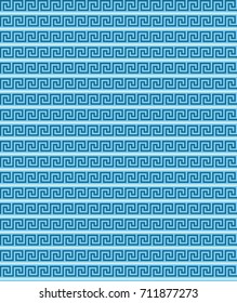 Ancient Greek Decorative Seamless Pattern Meander - Abstract Vector  Repeated Motif 