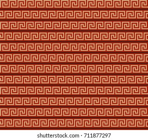 Ancient Greek Decorative Seamless Pattern Meander - Abstract Vector  Repeated Motif 
