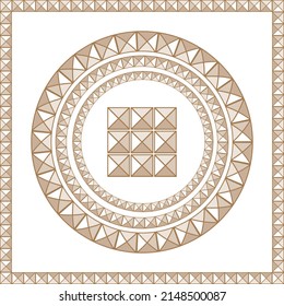Ancient Greek frames patterns, set of antique borders from Greece