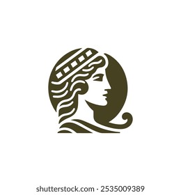 Ancient greek goddess logo for sale