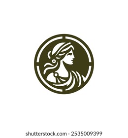 Ancient greek goddess logo for sale