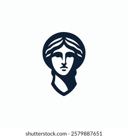 Ancient Greek Goddess Logo for sale.