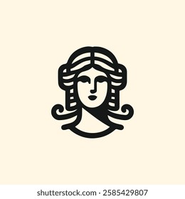 Ancient greek goddess logo for sale.