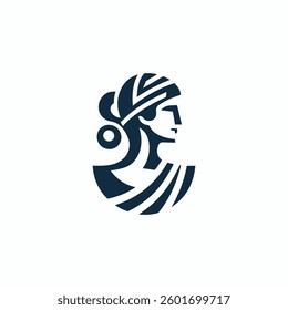 Ancient Greek Lady Logo for sale.