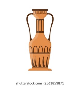 Ancient Greek Pottery And Vases Illustration - 03