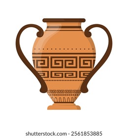 Ancient Greek Pottery And Vases Illustration - 01