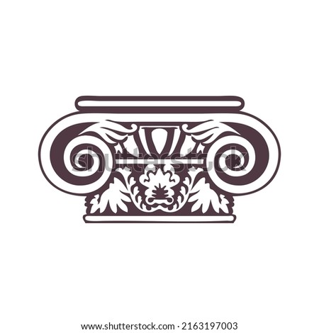 Ancient Greek roman elements design and pattern art
