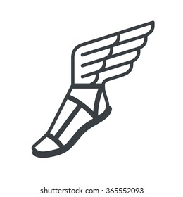 winged shoes greek mythology
