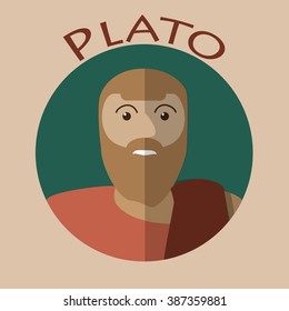 Ancient greek scientist, philosopher and thinker - Plato