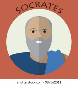 Ancient greek scientist, philosopher and thinker - Socrates