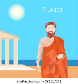 Ancient greek scientist, philosopher and thinker - Plato