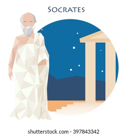 Ancient greek scientist, philosopher and thinker - Socrates