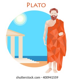 Ancient greek scientist, philosopher and thinker - Plato