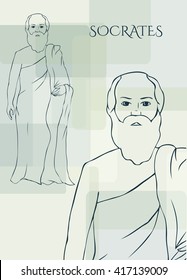 Ancient greek scientist, philosopher and thinker - Socrates